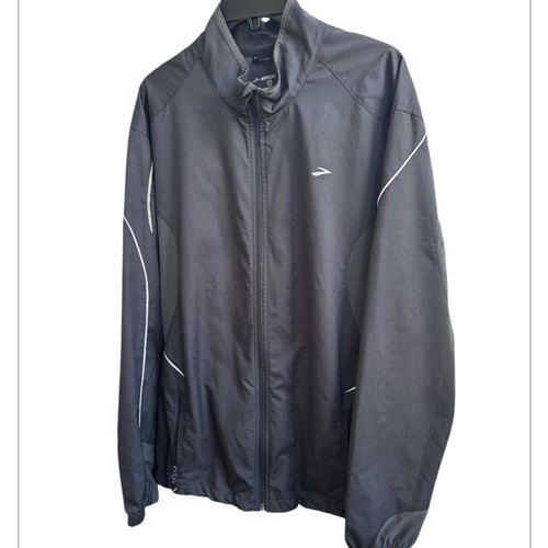Brooks Men’s Full Zip running zip up jacket Windbreaker Size L - Picture 2 of 5