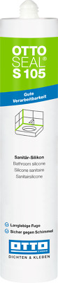 Sanitär Silikon Ottoseal S105 Alle Farben Bad Silicon Fuge 310ml innen u. außen