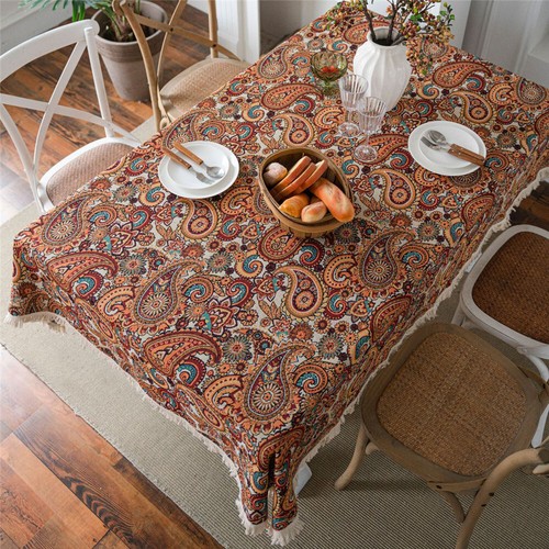 Rectangle Tablecloth Table Cover Cloth Tabletop For Kitchen Dining Home Decor - Picture 117 of 118