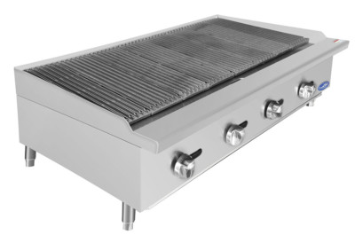 NEW 48'' Radiant Broiler Reversible Cast Iron Grates NSF Atosa ATRC-48 #2542
