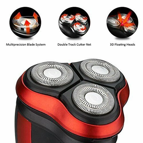 Men's 3D Smart Floating Electric Shaver - Waterproof Cordless 90Min Runtime - Picture 4 of 15