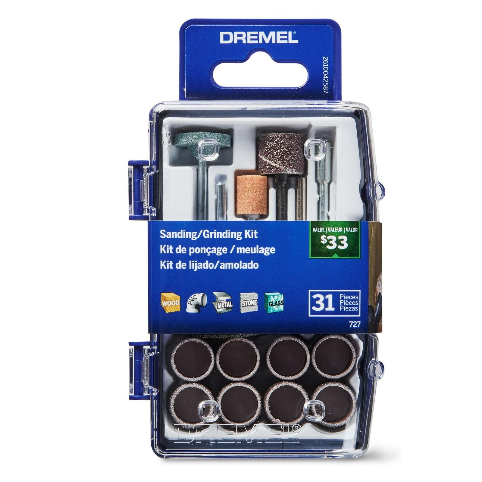 Dremel Sanding Grinding Kit 31 pieces 727 eBay