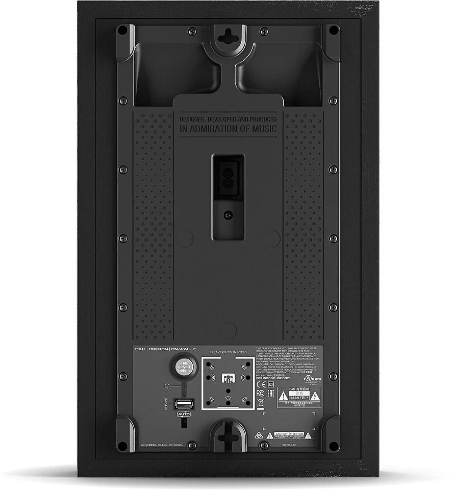 Dali Oberon OWC BK ASH ea Powered беспроводной настенный Spkr черный ea. - Изображение 2 из 3