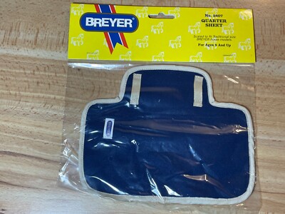 Breyer Quarter Sheet Traditional Size Horse Accessory #2807 Blue New