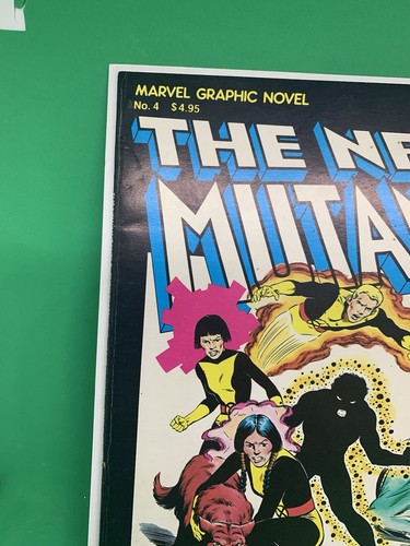 Marvel Graphic Novel #4 Marvel Comics | New Mutants 1st Printing Key Issue X-Men - Picture 5 of 10