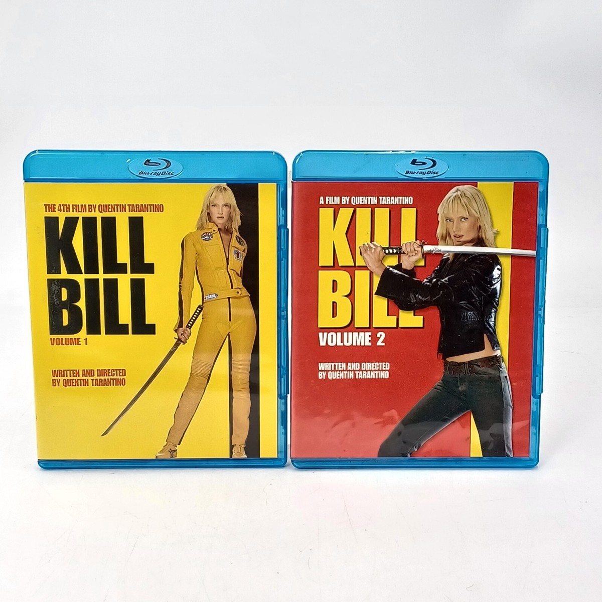 Kill Bill Volume 1 & 2 Blu-Ray Quentin Tarantino Uma Thurman. Pre