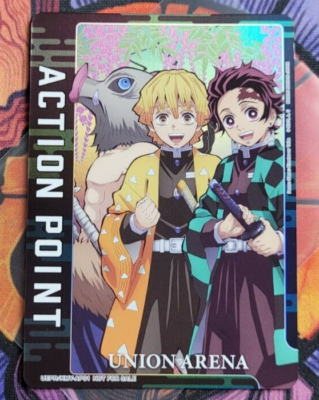 Demon Slayer Action Point Foil Holo Promo KMY-AP01 Union Arena