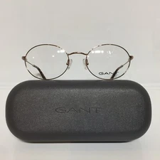 New Gant 3187 028 Shiny Rose Gold Metal Oval Unisex Eyeglasses 51mm