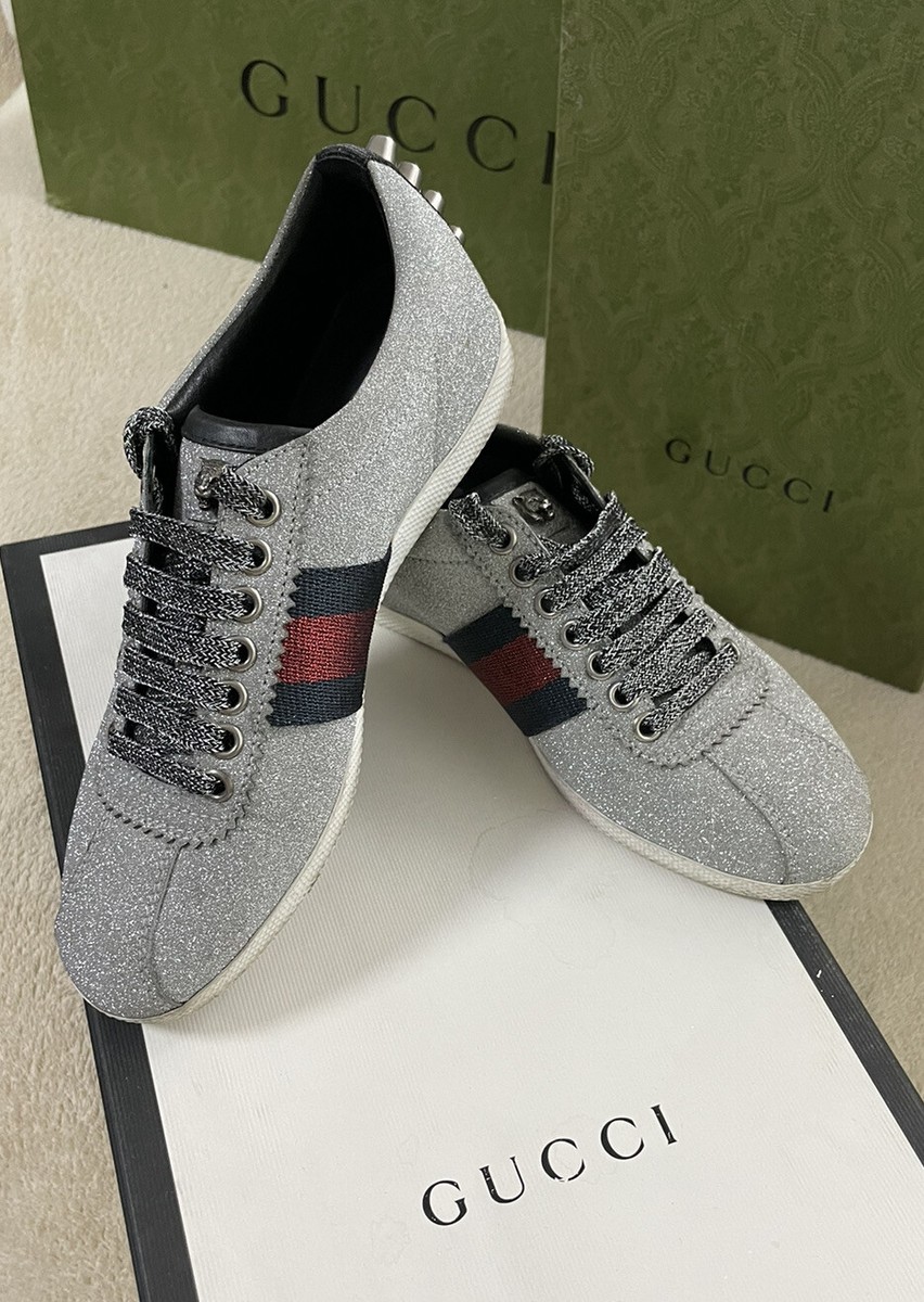 Gucci Sneaker Sparkling Glitzer Nieten in Top