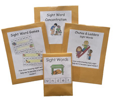 4 Teacher Made Literacy Centers Learning Resources Sight Word Games