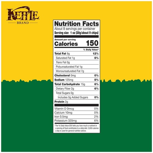 Kettle Brand KRINKLE CUT DILL PICKLE Potato Chips 7.5 Oz. Crunchier (2 Bags) - Bild 4 von 10