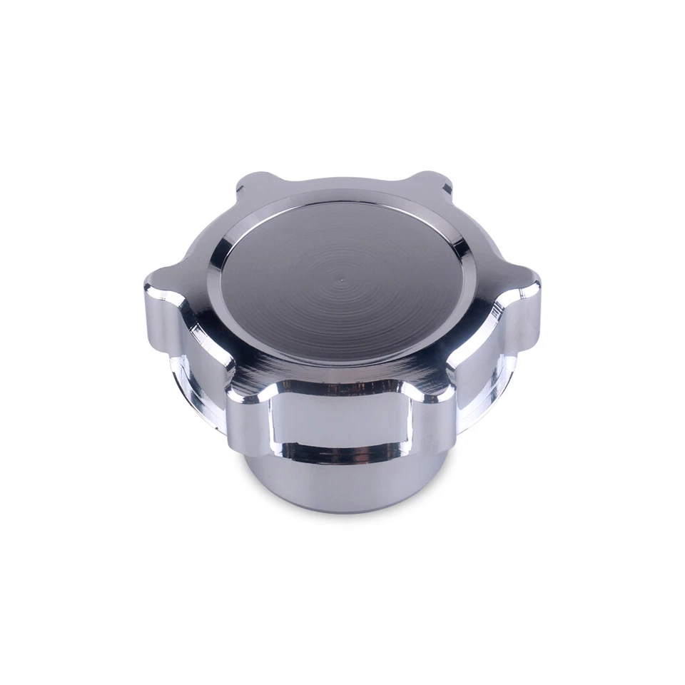LS Oil Cap CNC Machined Billet Aluminum Silver For LS1 LS2 LSX LS swapped Engine - Image 2 of 4