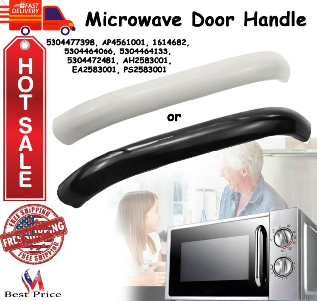 Microwave Door Handle Replace Compatible For Frigidaire Brands White Or
