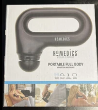 HoMedics Portable Full Body Vibration/Massager ~ Brand New - 3 Attachments