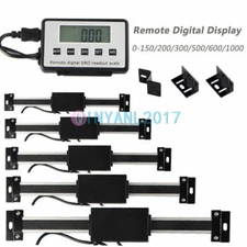 DRO Digital Readout Linear Scale Magnet Remote LCD Display CNC Milling Lathe