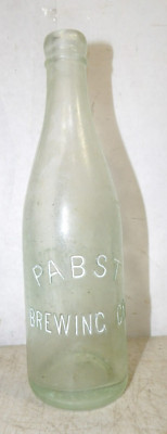 Vintage/Antique Pabst Blue Ribbon Beer PBR Empty Embossed Bottle Original Paint