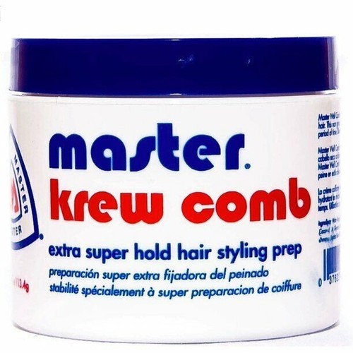 Master Krew Comb Extra Super Hold Hair Styling Prep 4 oz. Discontinued New