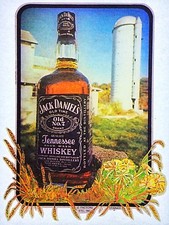 Original Vintage Jack Daniel's Old Time Whiskey Iron On Transfer
