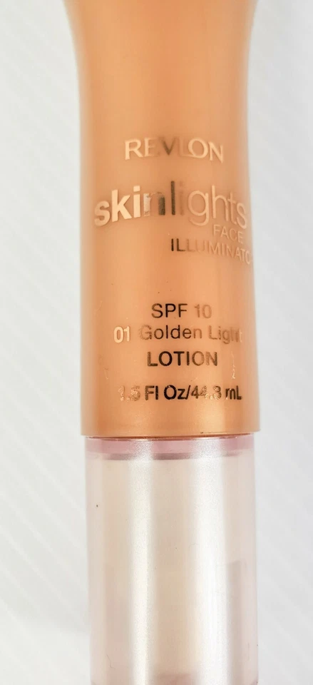 New REVLON Skinlights Face Illuminator Lotion 01 Golden Light **RARE - Image 3 of 4