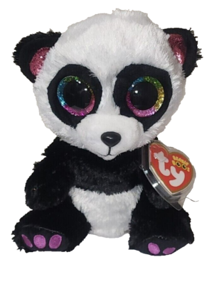 Ty Beanie Boos - PARIS the Panda Bear (NO HORN)(6 Inch) MWMTs