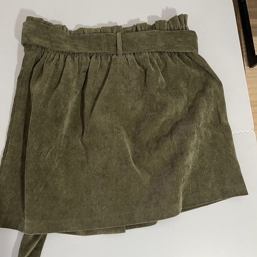 Blush Clothing Playhouse Size 10 Olive Green Corduroy Mini Skirt.VGC - Picture 2 of 5