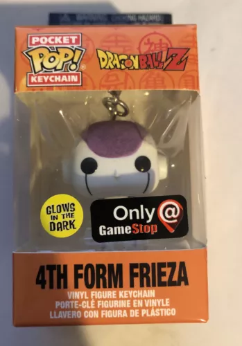 LLAVERO FUNKO POP POCKET DRAGON BALL Z 4A FORMA FREEZZA GITD BRILLA OSCURO GAMESTOP