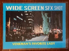 1989 O-Pee-Chee Ghostbusters White Back Bill Murray Venkman Favorite Lady #74 a