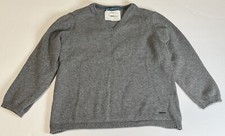 ZARA Knit Sweater Gray -Boy Size 5 Fine Cotton Crewneck