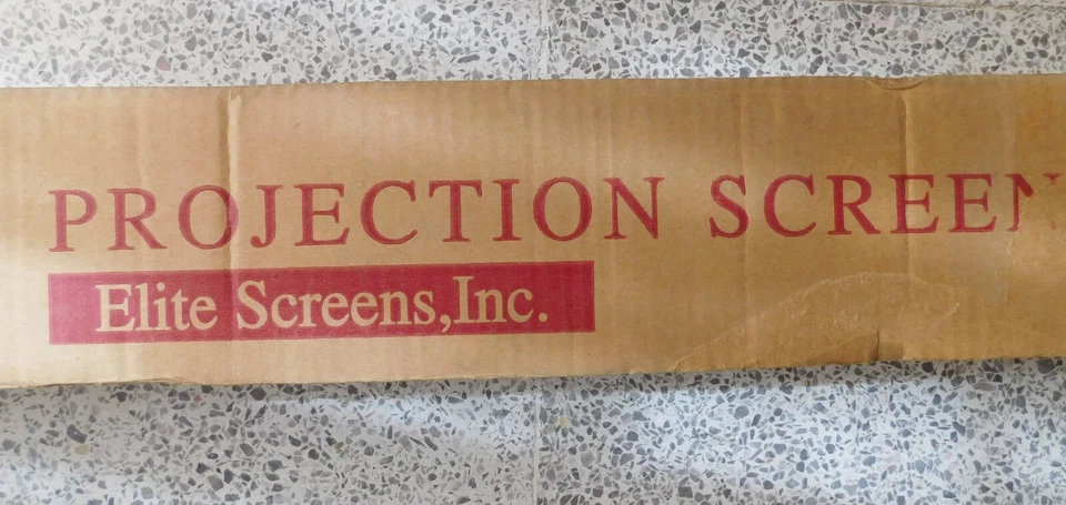 Projection Screen (48 x 64") Elite Screens Manual, 80-INCH, 4:3 Pull Down - Image 2 of 4