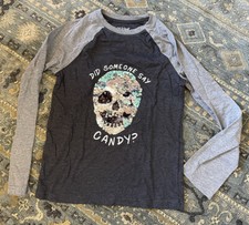 Cat and Jack Children's Halloween Long Sleeve T-Shirt Size 8-10