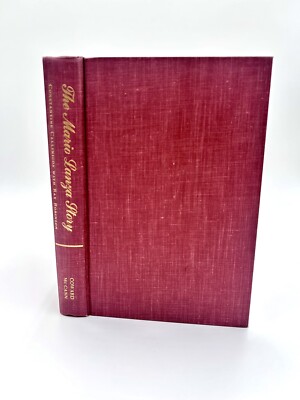 The Mario Lanza Story Book 1960 HC Callinicos Robinson illustrated Coward McCain