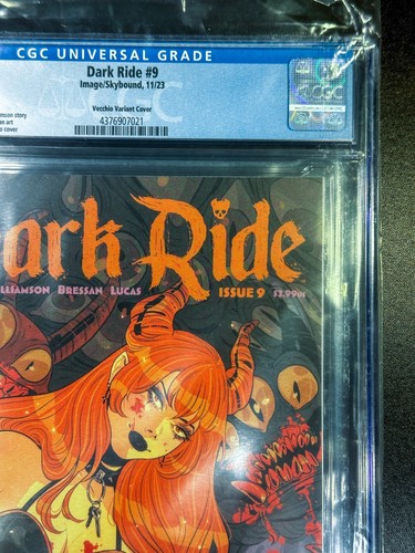 👿Dark Ride #9👿CGC 9.8 MINT👿Vecchio Bloody Variant Cover👿FREE SHIPPING👿 - Picture 3 of 8