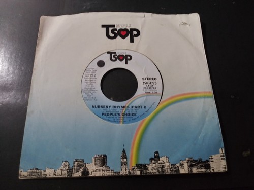 People's Choice – Nursery Rhymes NM Original 45RPM TSOP ZS84773 Record 1975 FUNK - 第 1/3 張圖片