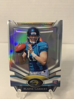2011 Topps Platinum Die Cuts #PDCBG Blaine Gabbert (RC) Jags