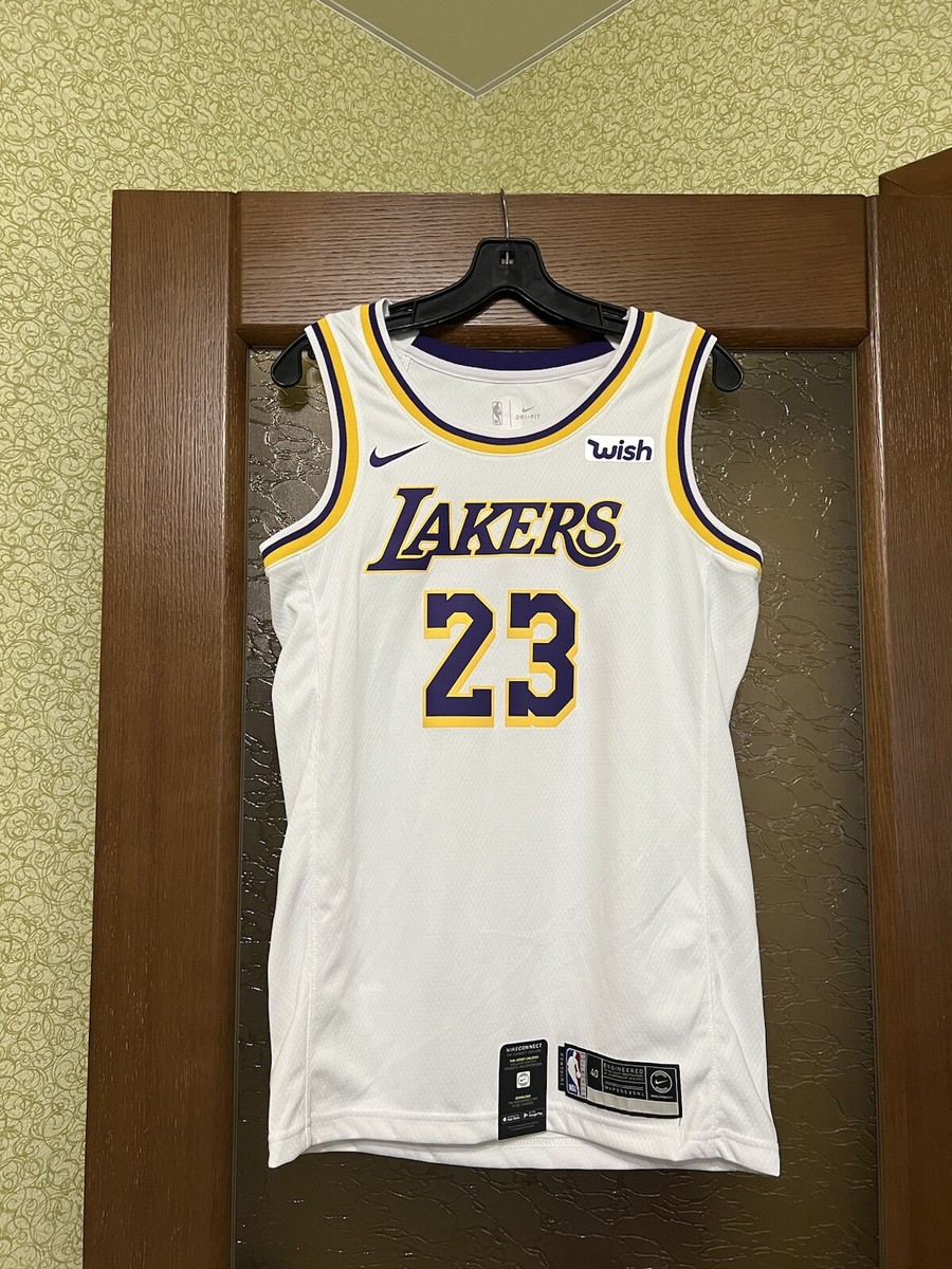 LOS ANGELES LAKERS #23 LEBRON JAMES ICON EDITION SWINGMAN