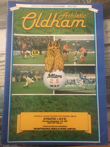 Oldham Athletic HOME programmes 1960s 1970s 1980s League & Cup - Picture 34 of 45