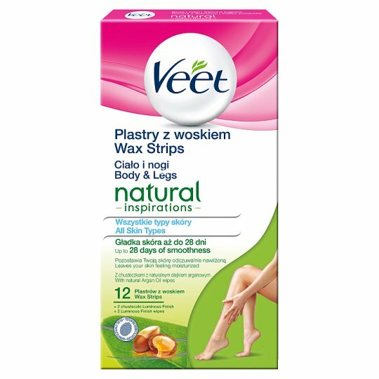 Veet Hair Removal Wax Strips All Skin Types 12's Expiry 05/2020 for