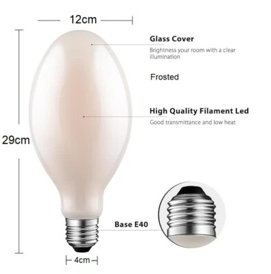 VENTURE LIGHTING E40 Bulb 400W Filament GLS Bright Light Lamp GES Large Screw High Pressure