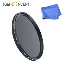 K&F Concept Filter Neutral Density ND 2-400 77mm fader Sony Nikon Canon DSLR