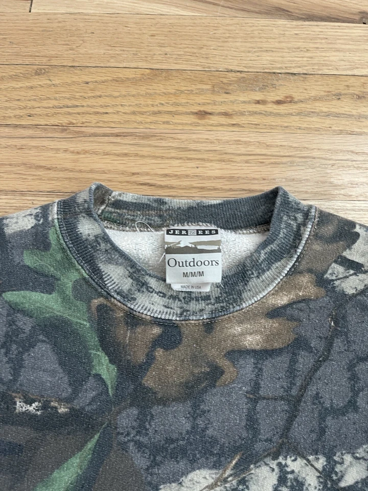 Sudadera De Colección Jerzees Camuflada Mediana Realtree Hunter EE. UU. Cuello Redondo Exterior Foto 2 de 3