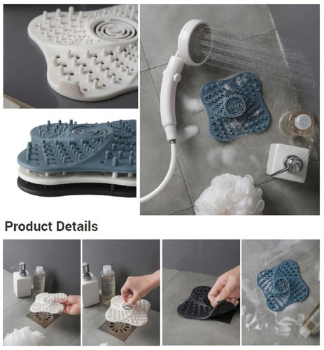 Shower Bath Hair Trap Stopper – Floor Drain & Sink Strainer Plug Waste Catcher - Picture 31 of 41