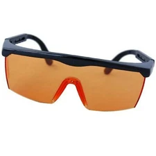 HQRP Orange Lenses Protection Safety Glasses for Yard work Lawn mowing Gardening