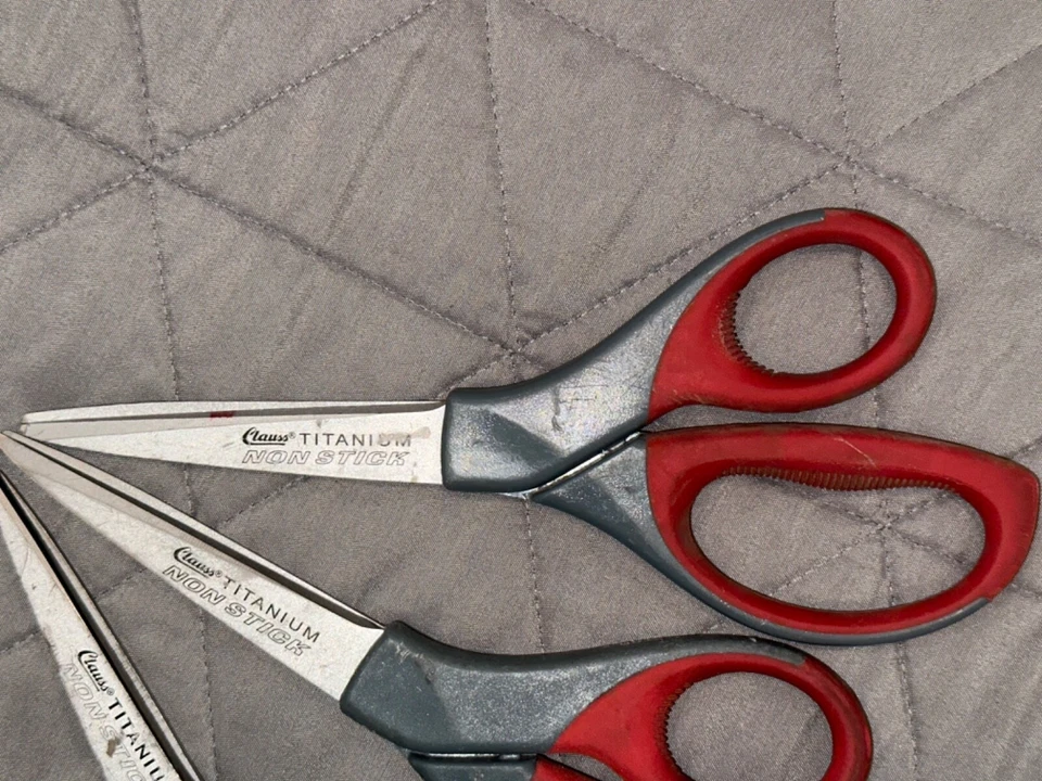 Clauss 18543 Shears 8" OAL 3-1/2" LOC Titanium Blades General Purpose *LOT OF 3* - Image 2 of 4