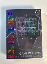 2022 Vivitar Sakar One-Handed RGB Mechanical Gaming Keyboard Pad SEE PICTURES