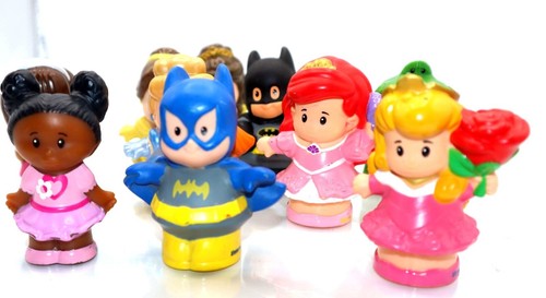 Fisher-Price Little People Princess & Superhero Figures Set Of 10 Pre School - Afbeelding 8 van 8