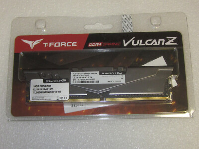 16GB DDR4 2666MHz Team T-Force VulcanZ CL18-18-18-43 1.2V - TLZGD416G2666HC18H01