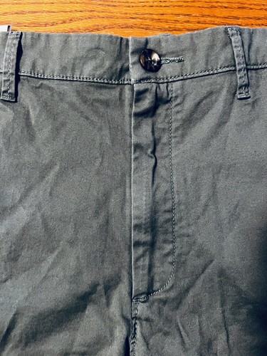 Goodfellow Shorts Men's Size 40 ~ GREEN 7" Flat Front Chino NWT - Picture 7 of 13