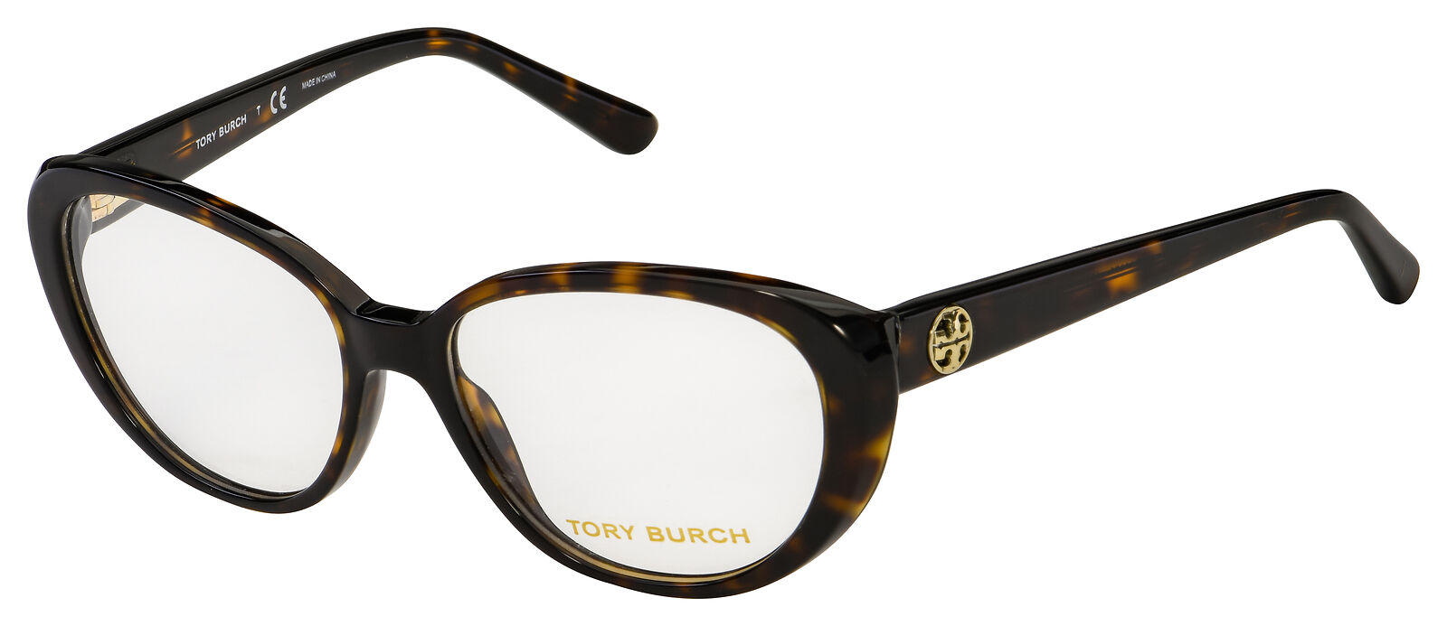 Tory Burch Eyeglasses TY 2078 1378 52 Havana Frame [52-15-135]