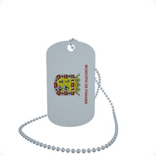 Dog Tag Flag Panama City Dog Tag Aluminium 30 x 50mm