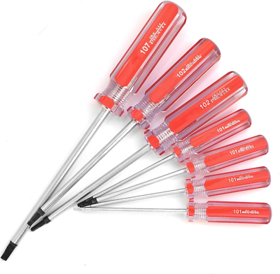 Triangle Screwdrivers Set 7 Sizes 1.4Mm 1.8Mm 2.0Mm 2.3Mm 2.7Mm